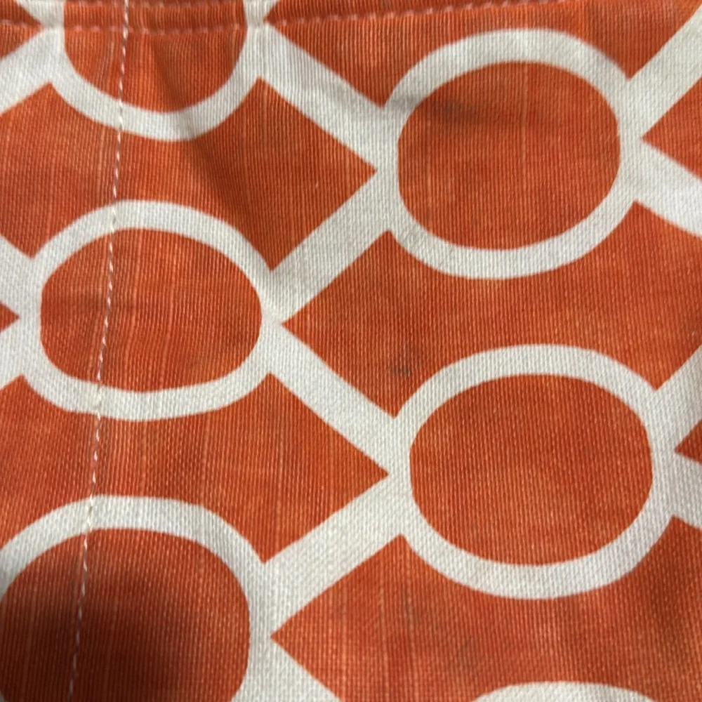 Rebekah Scott Designs orange patterned purse